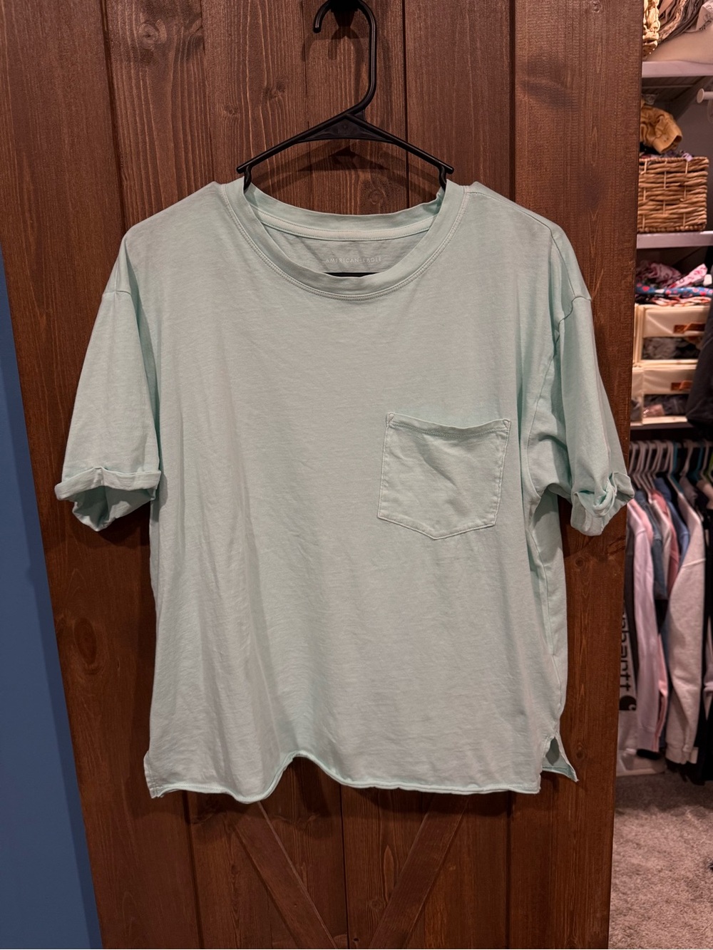 American Eagle Mint Crew Neck Tee